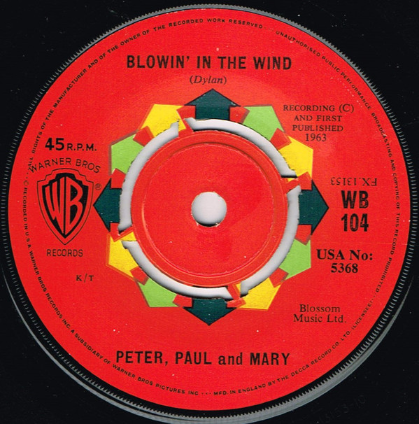 Accords et paroles Flora Peter, Paul and Mary