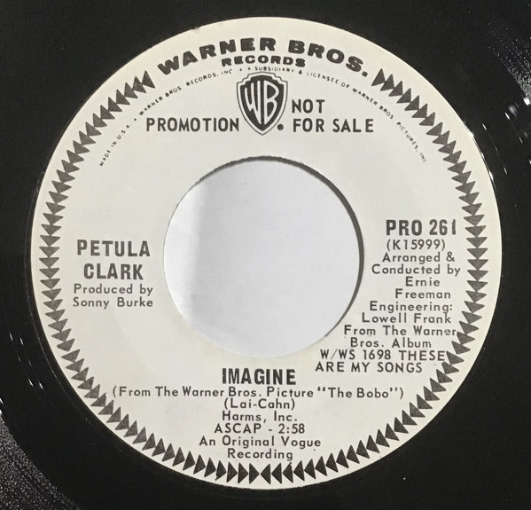 Accords et paroles Imagine Petula Clark