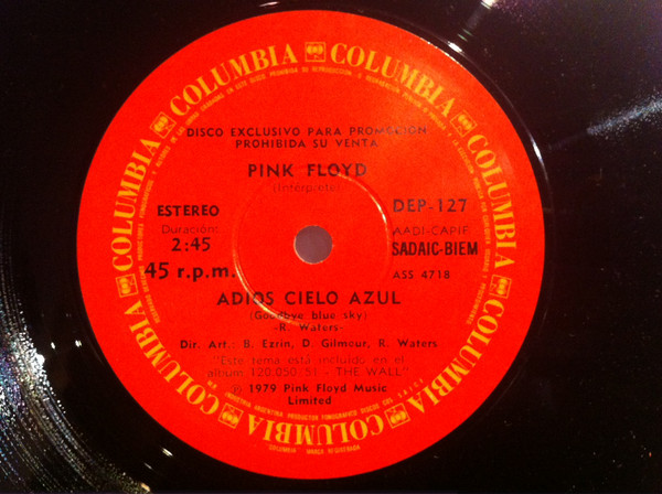 Accords et paroles Goodbye Blue Sky Pink Floyd
