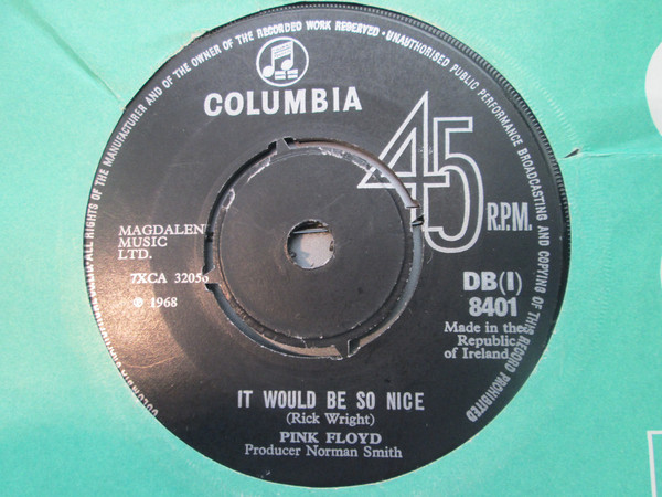 Accords et paroles It Would Be So Nice Pink Floyd