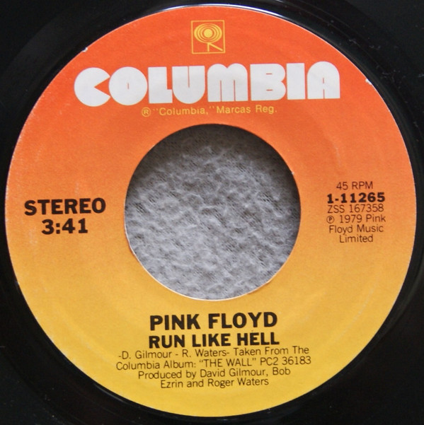 Accords et paroles Run like hell Pink Floyd