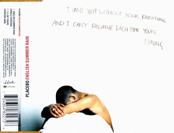 Accords et paroles English Summer Rain Placebo