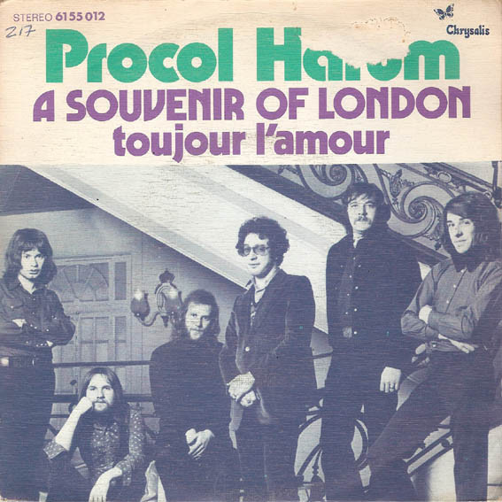 Accords et paroles A Souvenir Of London Procol Harum