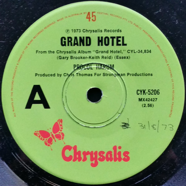 Accords et paroles Fires (which burnt brightly) Procol Harum