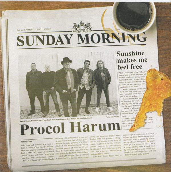 Accords et paroles Sunday Morning Procol Harum
