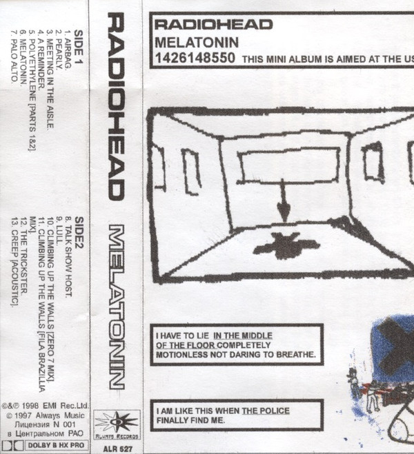 Accords et paroles Melatonin Radiohead