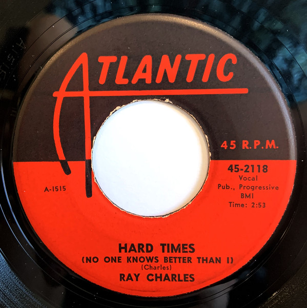 Accords et paroles Hard Times (No One Knows Better Than I) Ray Charles