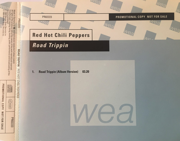 Accords et paroles Road Trippin' Red Hot Chili Peppers