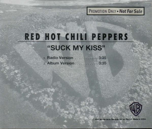 Accords et paroles Suck My Kiss Red Hot Chili Peppers