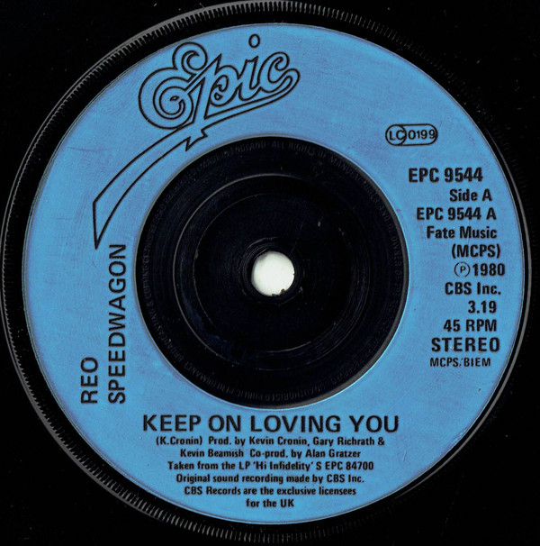 Accords et paroles Keep on Loving You REO Speedwagon