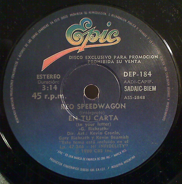 Accords et paroles Tough Guys REO Speedwagon