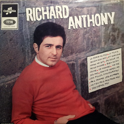 Accords et paroles La corde au cou Richard Anthony