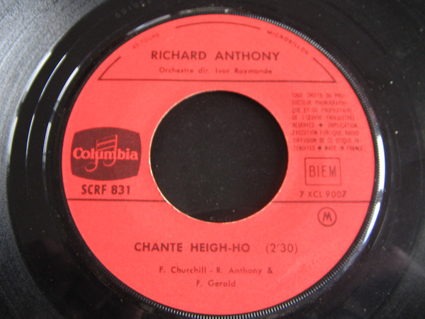Accords et paroles Ne me dis pas Richard Anthony