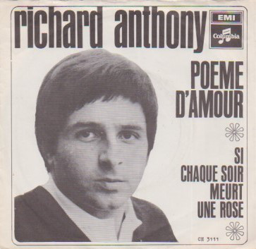 Accords et paroles Si chaque soir meurt une rose Richard Anthony