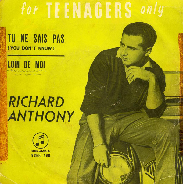Accords et paroles Tu ne Sais Pas Richard Anthony