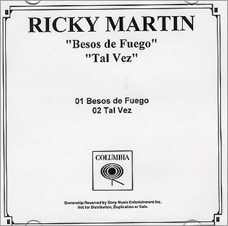Accords et paroles Besos De Fuego Ricky Martin