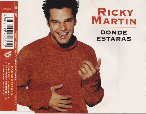 Accords et paroles Donde Estarás Ricky Martin
