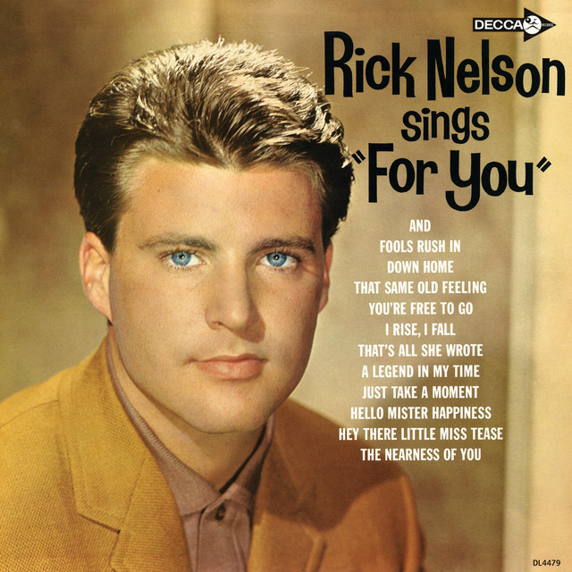 Accords et paroles A Legend In My Time Ricky Nelson