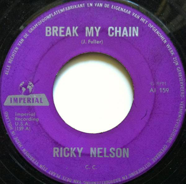 Accords et paroles Break My Chain Ricky Nelson