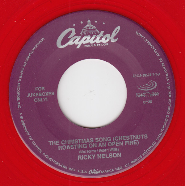 Accords et paroles The Christmas Song Ricky Nelson