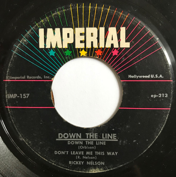 Accords et paroles Down The Line Ricky Nelson