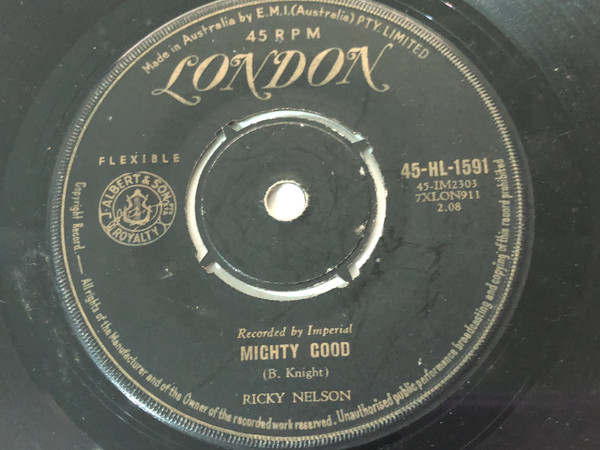 Accords et paroles Mighty Good Ricky Nelson