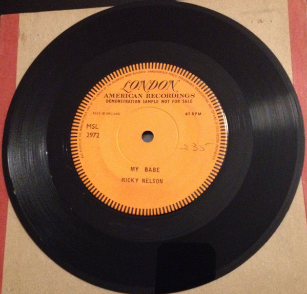 Accords et paroles My Babe Ricky Nelson