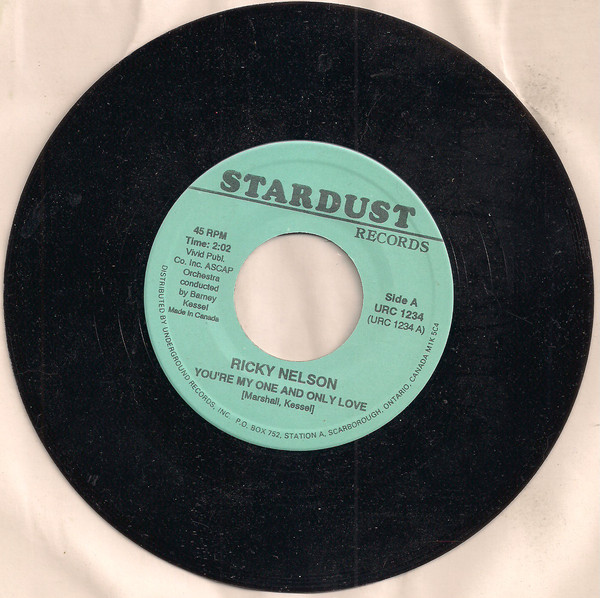 Accords et paroles My One And Only Love Ricky Nelson