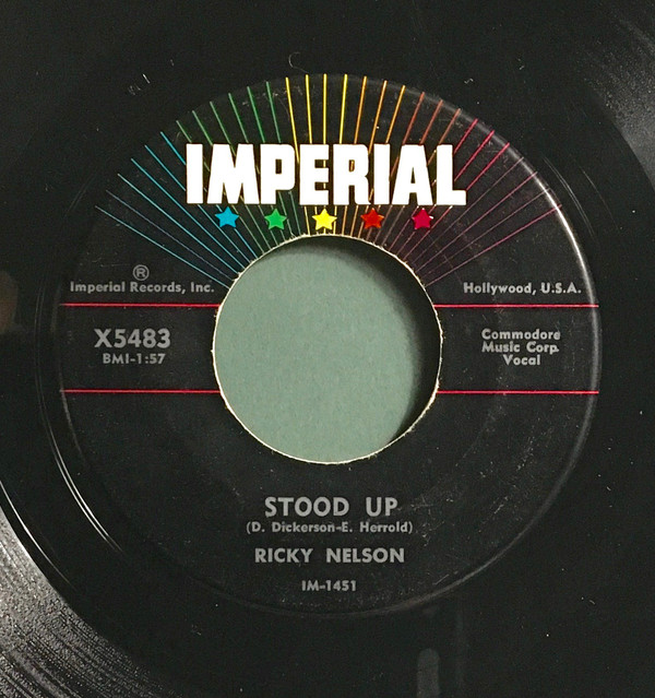 Accords et paroles Stood Up Ricky Nelson