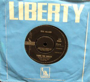 Accords et paroles Todays Teardrops Ricky Nelson