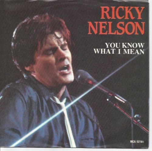 Accords et paroles You Know What I Mean Ricky Nelson