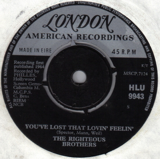Accords et paroles You've Lost That Lovin' Feelin' Righteous Brothers