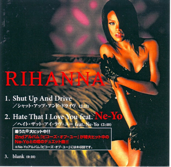 Accords et paroles Shut Up And Drive Rihanna