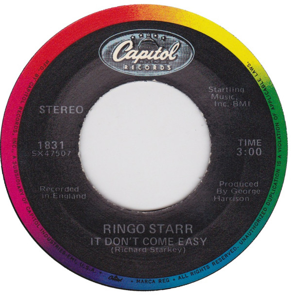 Accords et paroles It don't come easy Ringo Starr