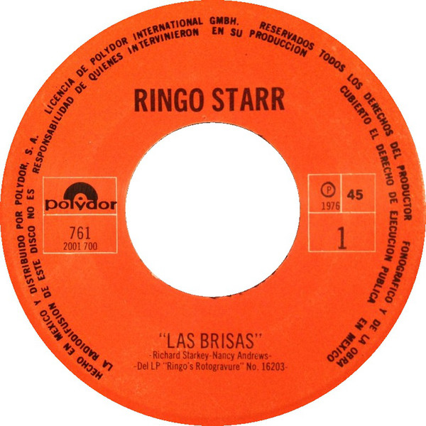 Accords et paroles Las Brisas Ringo Starr