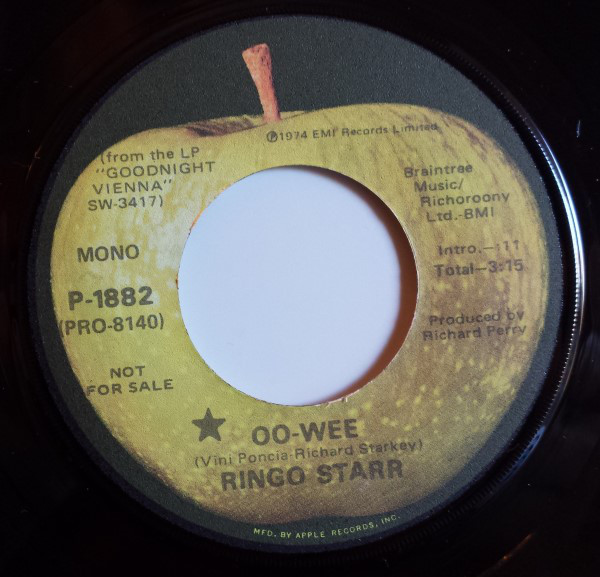 Accords et paroles Oo-Wee Ringo Starr