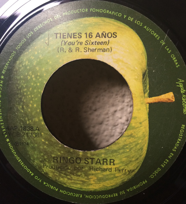 Accords et paroles Your 16 Ringo Starr