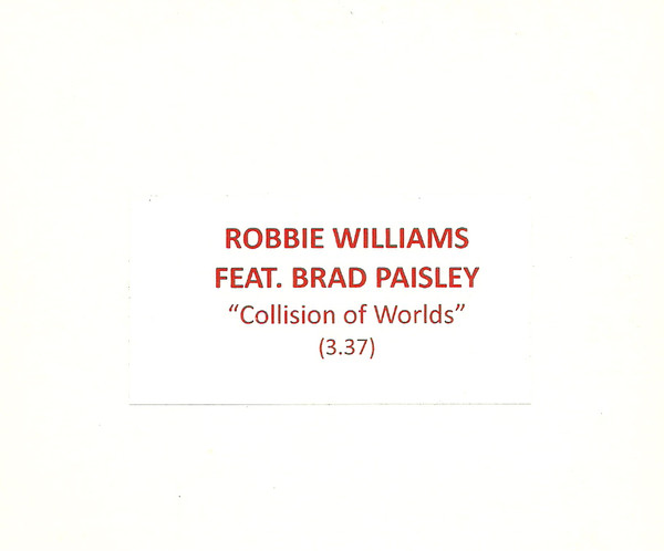 Accords et paroles Collision Of Worlds Robbie Williams