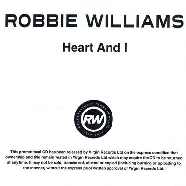 Accords et paroles Heart And I Robbie Williams