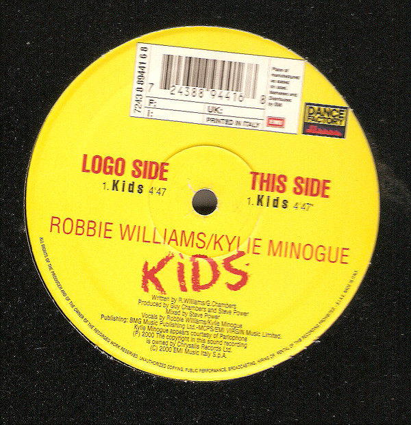 Accords et paroles Kids Robbie Williams