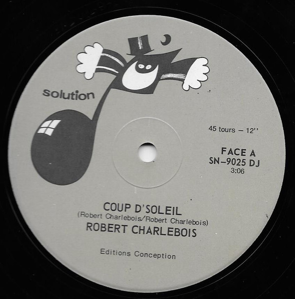 Accords et paroles Coup d'soleil Robert Charlebois