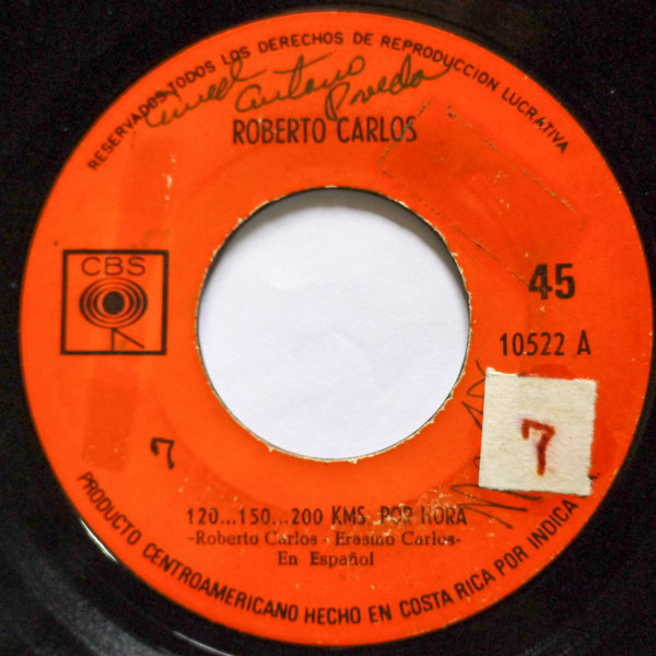 Accords et paroles 120, 150, Kms. Por Hora Roberto Carlos