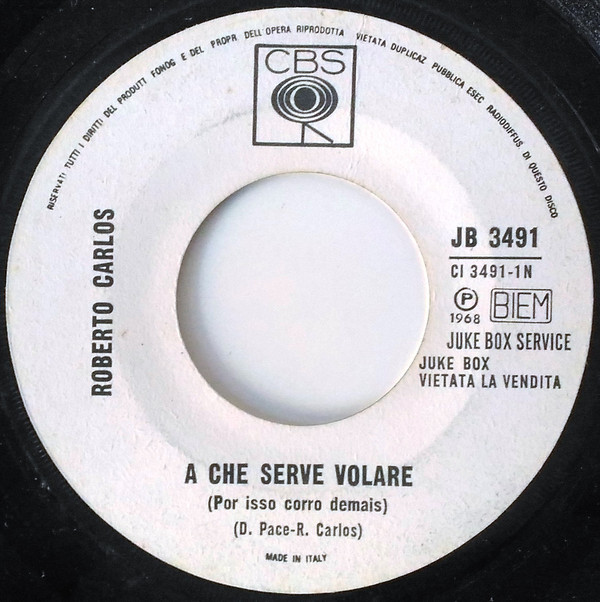 Accords et paroles A Che Serve Volare Roberto Carlos