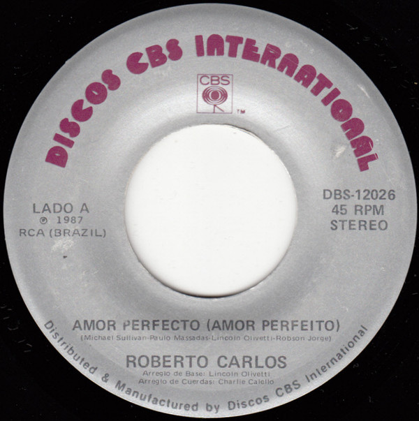 Accords et paroles Amor Perfeito Roberto Carlos