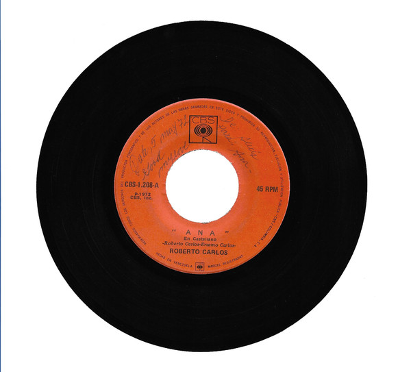 Accords et paroles Ana Roberto Carlos