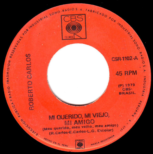 Accords et paroles Mi Querido Mi Viejo Mi Amigo Roberto Carlos