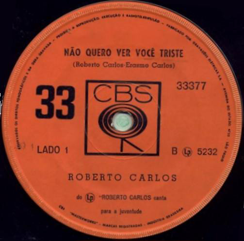 Accords et paroles Não Quero Ver Você Triste Roberto Carlos