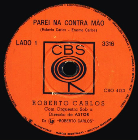 Accords et paroles Parei Na Contramão Roberto Carlos