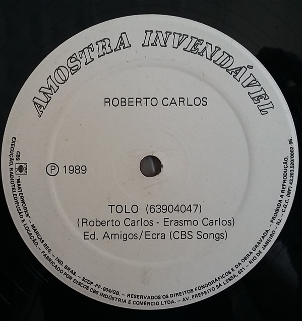 Accords et paroles Tolo Roberto Carlos