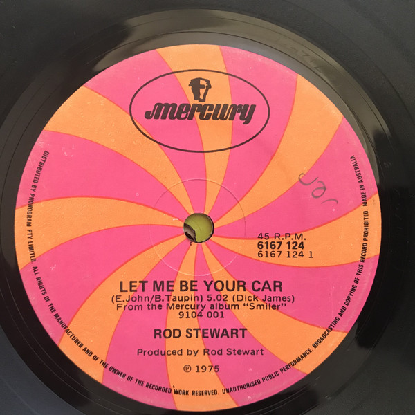 Accords et paroles Let me be your car Rod Stewart